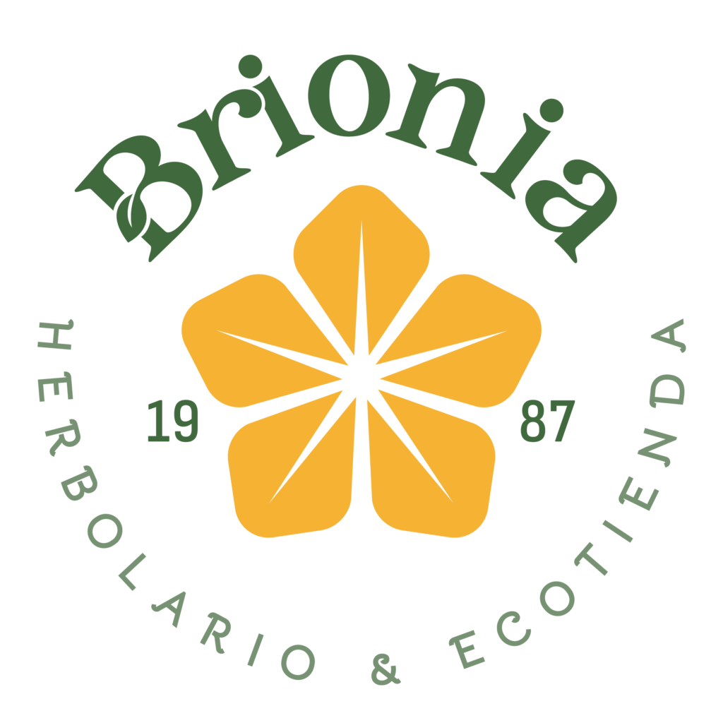 sello redondo de Brionia herbolario y ecotienda