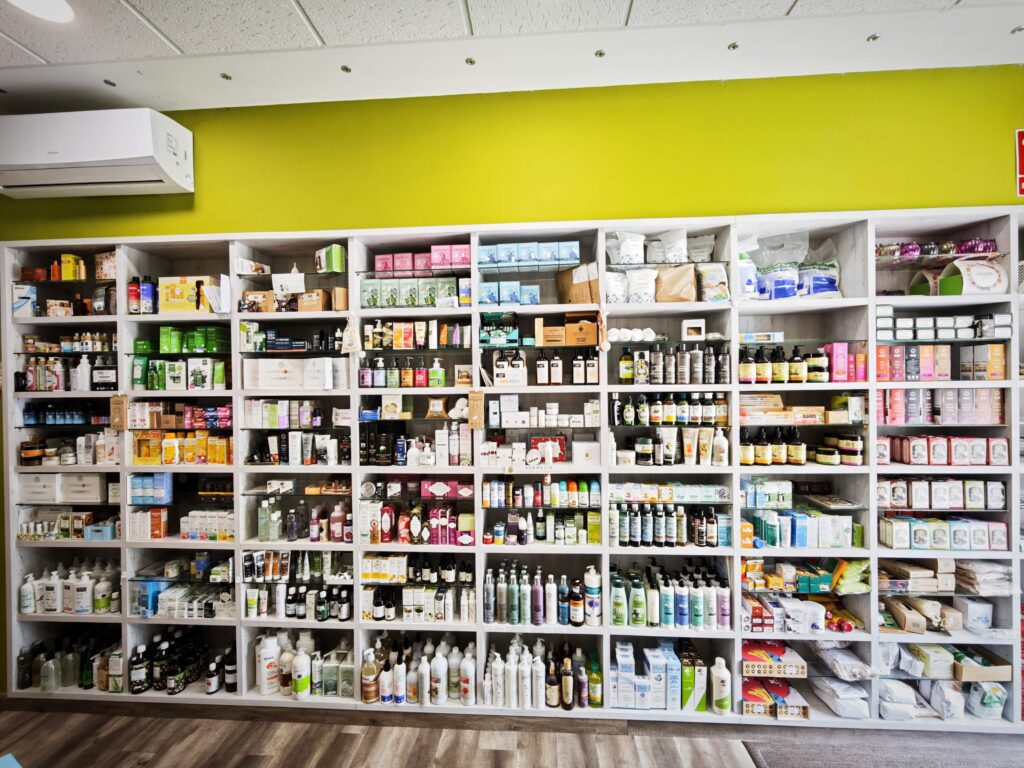 productos de cosmética natural y bio en las tiendas Brionia